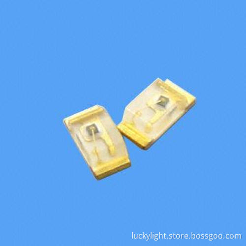 0603 Package 0.60mm Super Red Chip LEDs, Lightweight, Backlighting in Dashboard and Switch